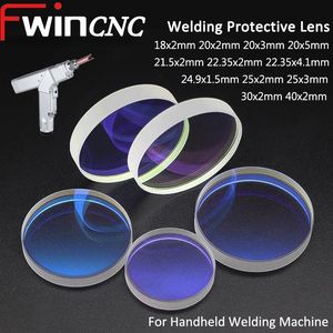 Fwincnc Laser Welding Protective Windows 18X2/19X2/20X2/30X2mm Optical Lens 1064nm for Wsx Qilin Hanwei Welding Machine Head Parts