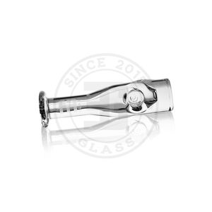 Eg Glass Baseball Shape Clear Thick Heavy Glass Pipe Glass Smoking Pipe with Stock Offer