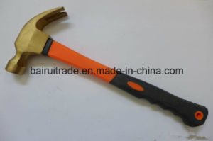 0.5kg Non Sparking Safety Claw Brass Copper Hammer for China