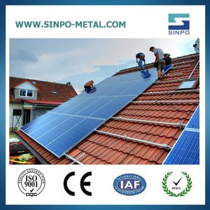 Solar Energy System for Tile Roof Solar Module Structure