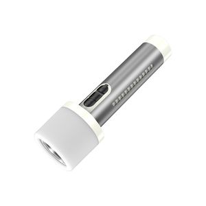 USB Type-C Rechargeable Multifunctional LED Flashlight with Warm Night Light IP44 Waterproof Portable Camping Emergency Torch for Outdoor Hiking Home