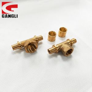 Wholesale Brass Pex Pipe Sliding Fittings Female Tee Connector