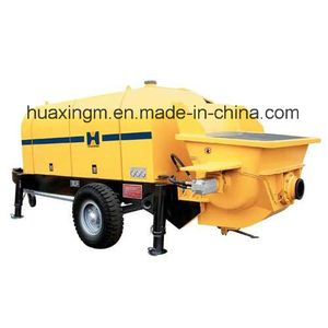 Trailer Mounted Concrete Pump Hbt80 Trailer Pump with 100 Pipeline for Free