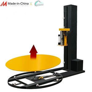 Cardboard Trolley Box Fully Automated Pallet Shrink Wrapping Equipment for Airport Use