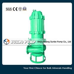 Sewage Submersible Anti-Abrasive Slurry Pumps for Mining Dewatering