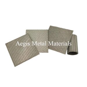 SS316L Stainless Steel 1um 2 3 Micron 2mmx1000X1100mm Sintered Filter Mesh