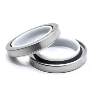 Custom Made Radial PTFE Stainless Shaft Rotary Double Lip Compressor Oil Seal
