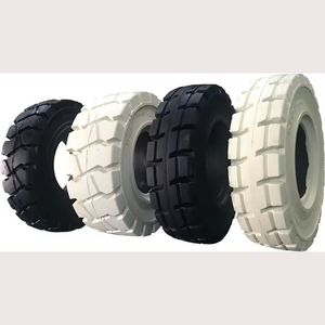 Forklift Tire Solid Tyre 4.00-8 5.00-8 Rubber Solid Wheels