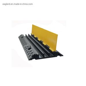 3 Channels Small Size PVC Jacket Rubber Base Cable Protector