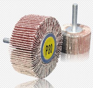 30*25*6mm High Quality Aluminium Oxide Flap Wheel with Shaft