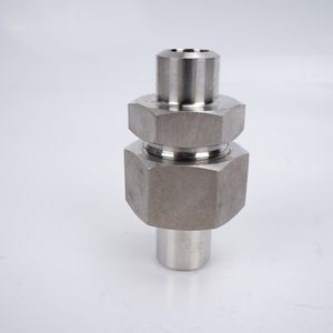 Hydraulic Pipe Stainless Steel Ask Type Straight High Pressure Welding Joint Tube Fittings