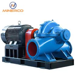 Tdow Horizontal Double Suction Split Case Pump 5-Inch Flood Control Centrifugal Water Pump