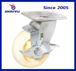 Heavy Duty Swivel Caster with Side Brake