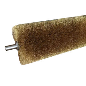 Spiral Brass Wire Polishing Cylinder Brush Roller