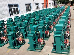 Semi Automatic Sy2-25 Diesel Engine Hydraulic Soil Cement Interlock Brick Making Machine