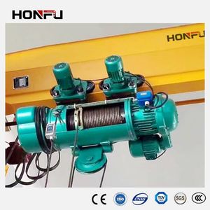 Small Wire Rope Chain 50kg 250kg 300kg Mini 1 Ton PA 1200 Micro Remote Control Multifunctional Electric Hoist Overhead Crane100kg 5tons Motor Trolley Price