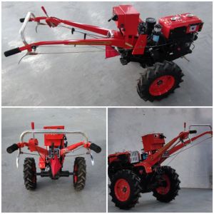Mini Small Middle Walking Hand Agriculture Farm 2wheel Hand Cheap Tractor