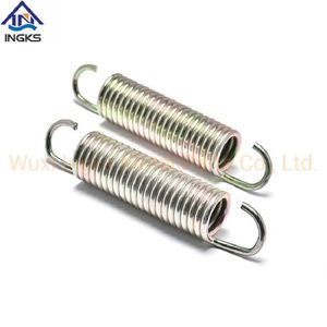 China Factory Low Price Tension Spring with Color Zinc Plated