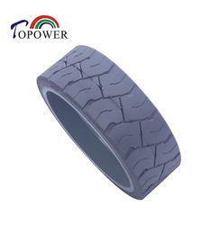 Part No 105454 15X5 Mould on Solid Tyre Industrial Rubber Wheel Tire for Aerial Work Platform Scissor Lift