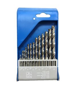 13PCS HSS High Speed Drill Bit Set for Wood Metal