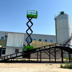Genie Jlg Lgmg S0812-2 8m Electrical Powered Self-Propelled Rough Terrain Scissor Lift Aerial Work Platform