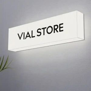Outdoor 3D Illuminated Stainless Steel Sign LED Advertising Logo Acrylic Light Box