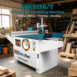 Mx5116/T Single Spindle Vertical Milling Machine Wood Spindle Shaper
