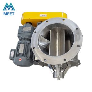 Corrosion Resistant Stainless Steel Pneumatic Chemical Anti Blocking Rotary Valve Rotary Airlock