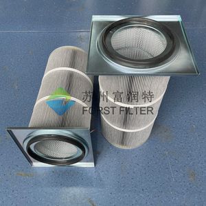 Forst New Dust Collector Square Industrial Polyester Anti-Static Air Purifier Cartridge