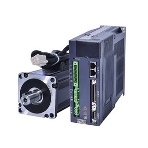 China Factory High Torque Servo Motor 220V 1kw 80mm Flange AC Servo Motor with Controller