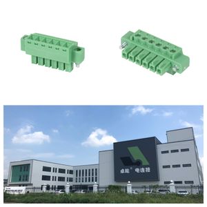 Male and Female Terminal Block Connector with Flange 3.81mm Pitch