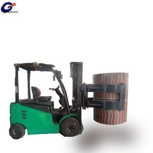 China High Quality Warehouse Material Handling Paper Roll Clamp Auto Accessory Forklift Attachment Diesel Forklift Brick Clamp Bale Paper Roll Fork Clamp
