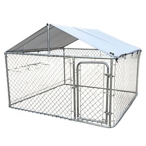 Outdoor Portable Foldable Large Metal Wire Mesh Dog Run Cage Big Dogs Pet Playpen Fence Cages