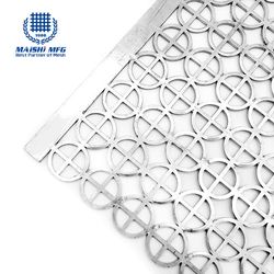304 316 Stainless Steel Perforated Mesh Customized Hole Shape