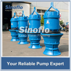 Flooded Drainage Axial/Mixed Flow Submersible Sewage/Dewatering Pump