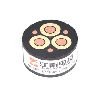 Jiangnan Rubber Sheath Heavy Duty Controlling Cranes Hoists Festoons Conveyors and Gantries Crane Cable LV Voltage and Mv Voltage
