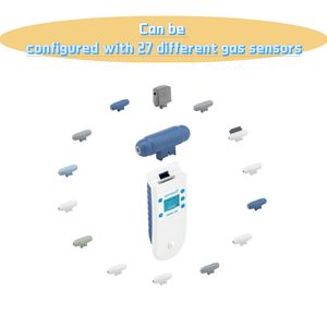 Air Quality Monitor Tvoc Voc So2 CO2 No2 No Pm2.5 Pm10 Gas Detector