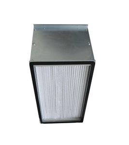 High Efficiency Galvanized Steel or Aluminum Alloy Frame Deep Pleated Glass HEPA Air Filter