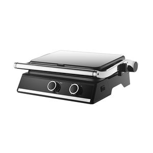 Adjustable Temp Electric Panini Press Grill, Non-Stick Contact Grill Sandwich Maker for Steak, Burger & Breakfast