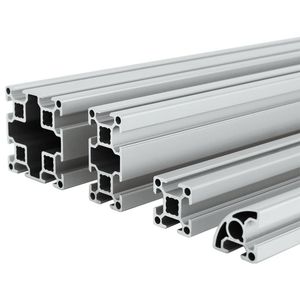 Custom Aluminum Extrusion Profile Industrial Architectural Decorative Transportation Heat Sink Aluminium Extruded Profiles in Square T-Shape Flat Round Angle
