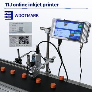 Wdotmark Tw 25.4mm Tij Inkjet Printer for Expiry Date Coding Machine Online Printing for Plastic Bag