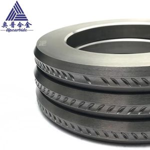OEM Customizable Cold Drawn and Welded Tc Roll Steel Wire Mesh Tungsten Carbide Roller Ring for Wire Rolling Tool Parts