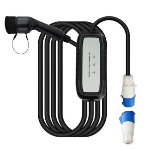 7kw 32A LED Indicator Light Portable Car Electric Vehicle Chargers EV Charger