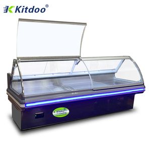 Commercial Supermarket Combined Island Display Freezer with 850L