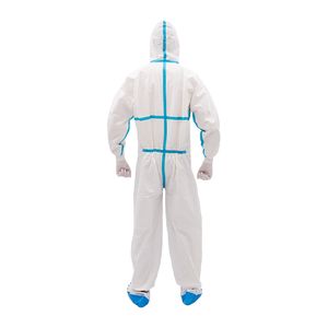 Disposable Anti Dust Oil Epidemic Antibacterial Plastic Closures Isolation Safety Suit Protective Clothing Dust-Proof Coveralls
