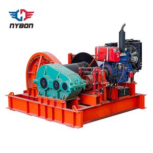 Diesel Engine Winch 10 Ton Diesel Engine Power Cable Pulling Winch