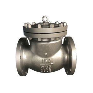 ANSI 150lb 300lb 600lb Stainless Steel Cast Carbon Steel Wcb Non Return Swing Wafer Lift Dual Check Valve