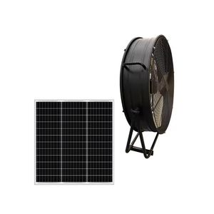 Hot Sale Solar Powered Ventilation Fan for Cow House Energy Saving Wall Mounted Industrial Air Suction Cooling Fan for Warehouse