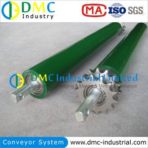 Polyurethane Nylon Rubber Conveyor Roller, Drive Pulley Drums for Belt Conveyors