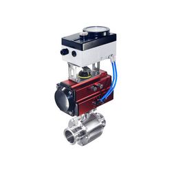 Square Il-Top1441 Positioner Install With Pneumatic Ball Valve